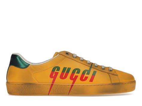 Gucci Ace Blade Yellow Men's 